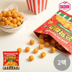 [다신샵] 93kcal 곤약팝콘 핫앤스위트맛 / NO밀가루 식단간식, 25g, 2개