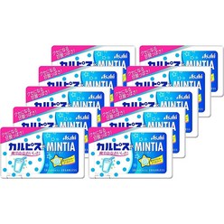 일본 아사히 민티아 칼피스 목 캔디 사탕 50알 10개세트