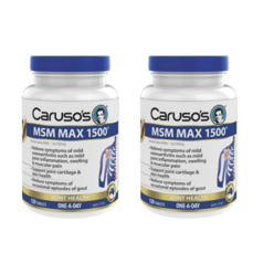 호주 카루소스 Carusos MSM MAX 1500mg 120정 2팩, 120개