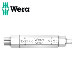 Wera 베라 9507 SB 4-in-1 육각 드라이버 비트 2.5mm 5mm 6mm