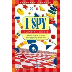 Scholastic Reader Level 1: I Spy Funny Teeth Paperback, Cartwheel Books