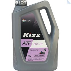 KIXX ATF DX-III 4L 오토미션오일 미션오일, 1개