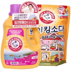 암앤해머 세탁세제 2.97L+베이킹소다 1.5kg+600g, 01.트로피컬+베이킹소다