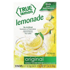 미국 True Citrus True Lemon 오리지널 레모네이드 10봉지 30g 1.06oz, 10개