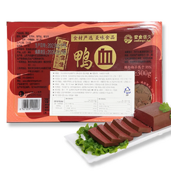 홍홍 중국식품 오리피 오리선지 훠궈 마라탕 중국간식 중국반찬 중국요리, 300g, 1개