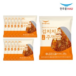 [자연맘스토리] 한우물 김치치즈 구운주먹밥 100g x 12개