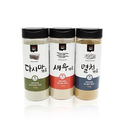 천연조미료 멸치가루120g+새우가루120g+다시마가루120g