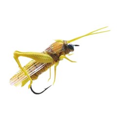 낚시 미끼 인공 미끼 선명한 색상 시뮬레이션 메뚜기 메뚜기 흰색 줄무늬 물고기용 미끼 말 입 물고기, 노란색, 길이 4cm, 고 탄소강