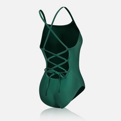 ADDIBLE 3X-cross back swimsuit DEEP GREEN