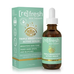 Refresh Skin Therapy 트리플 브라이트닝 액티브 세럼, 1개, 30ml