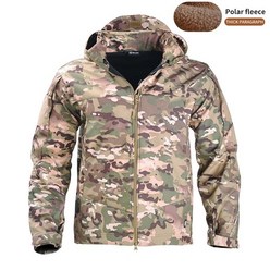 하드쉘자켓 밀리터리 소프트 셸 재킷 전술 바람막이 남자 겨울 재킷 하이킹 육군 전투 후드 바머 코트 사냥 옷