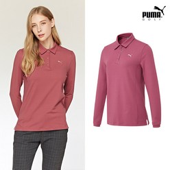 [PUMAGOLF] NEW 푸마골프 소프트 웜셀 카라티셔츠 여성 핑크