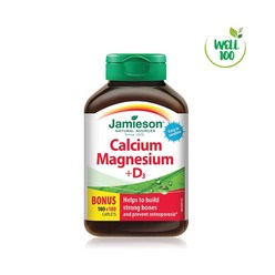 자미에슨 칼슘 마그네슘 비타민 D3 200정 JAMIESON, 1개