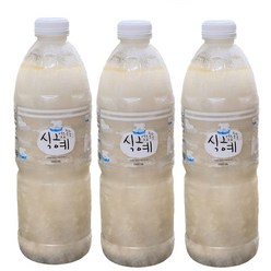 맛 진한 얼음동동 전통 식혜 1.5L * 3개입/ 국내산 떡집 찜질방 냉동 식혜, 3개