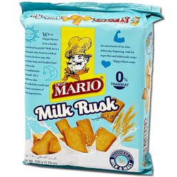 마리오 밀크 러스크 수입 과자 토스트 아이들 간식, 10개, 60g