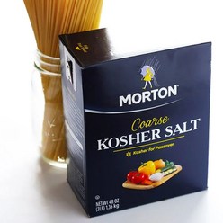 [당일출고] 몰튼 코셔 솔트 모튼 소금 대용량 1.36kg / Morton Kosher Salt 3lbs, 1개
