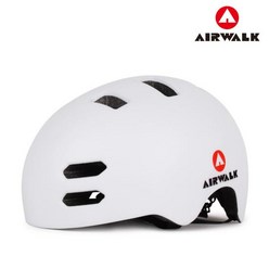 Airwalk 어반 헬멧 사이즈조절형 주니어 아동 통풍구 장시간 쾌적한사용감, 화이트