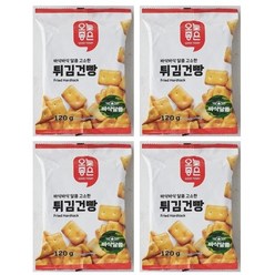 바삭바삭 달콤고소한 오늘좋은 튀김건빵 (사탕증정), 4개, 120g