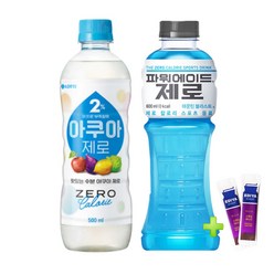 이온음료 혼합 2% 이프로 부족할때 아쿠아 제로 500ML 6개 + 파워에이드 제로 600ML 6개 + 사은품 이디야스페셜에디션 2T / 갈증해소