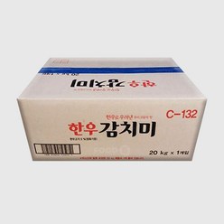 대상 한우 감치미 20kg / 무배, 1개