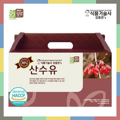 네오보감 식품기술사 김종관's 산수유 즙, 30개, 80ml