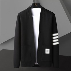 패션 브랜드 가을 니트 카디건 남성 스웨터 숄 2022 새로운 캐주얼 심플 퓨어 컬러 스웨터 코트 남성