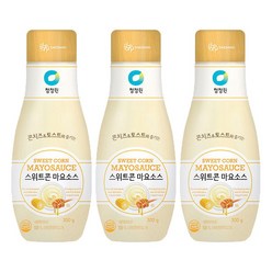 청정원 갈릭치즈 마요소스 300g x 3개 + 스위트콘 마요소스 300g x 3개, 상세설명 참조