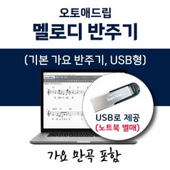 오토애드립 가요 반주기 (USB형) 가요 만곡 포함 / 휴대형 기타 색소폰 노래 반주기, 오토애드립 가요 반주기 1 (만곡)