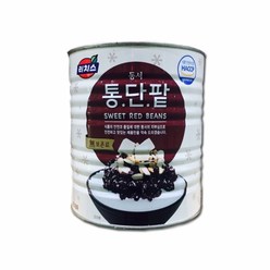 fm)동서 리치스 통단팥 3KG 카페 업소용 식자재 빙수팥, 1개