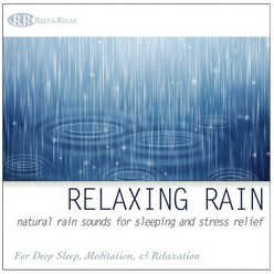 Rest Relax Nature Artist Series Audio CD 앨범 편안한 비 숙면과 스트레스 해소를 위한 자연의 빗소리 소리 숙면을 음악 명상 부드럽게 떨어지는 미국
