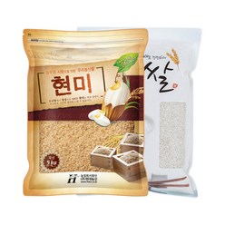 현대농산 국산 현미 5kg+국산 백미 5kg 혼합곡, 1개, 5kg*2, 5kg