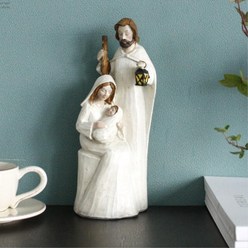 성모마리아 요셉 예수 가톨릭 혼배 선물 테이블소품 카페소품 미니인형 장식품 장식용