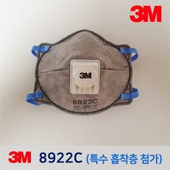 3M 8922C 방진1급 마스크 특수 냄새 제거 흡착층 첨가 (10매), 상세페이지 참조