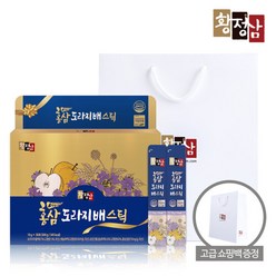 즙쟁이 황정삼 홍삼 도라지배스틱 1박스 30포 +쇼핑백 증정, 선택완료, 단품없음