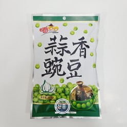 [신흥중국식품] 샹QQ 쏸샹 완떠우 중국간식 샹QQ 마늘향 완두80g, 1