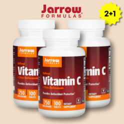 (2+1) 자로우 비타민C 750mg 100정 칼슘 아스코르베이트 바이오플라보노이드