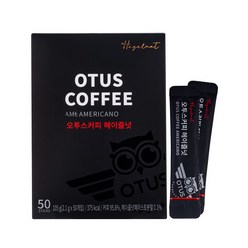 오투스커피 헤이즐넛 아메리카노 2.1 g x 50개입, 2.1g