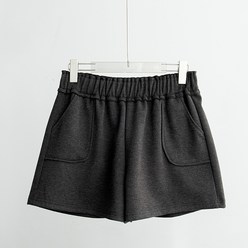 여성용 따뜻한 하이웨스트 모직 반바지 슬림소녀 Women's shorts