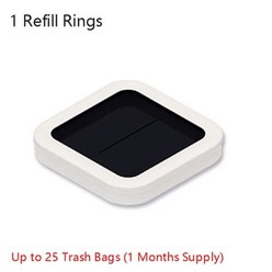 Xiaomi-T1 T1S Tair 스마트 TOWNEW 오리지널 교체용 쓰레기 봉투 6/12 리필 링 자동 포장 및 봉투 교체 샤오미 타운유 타우뉴, 1 ring, 01 1 ring for T1