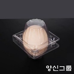 양신그룹 일회용 투명 계란케이스 1구 계란케이스 플라스틱 계란받침 100개 소포, 100ea
