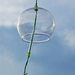 원형 후우링 투명 풍경 유리(20개) / 벌크 단체수업용, 원형8cm(20개)