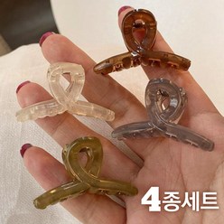 바네코 [4종세트] 프렌소 미니 앞머리 헤어 집게핀