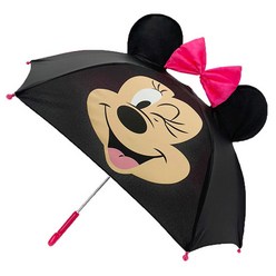 미니마우스 47 유아 아동 수동 우산 비오는 날이 기다려지는 입체적인 미니디자인