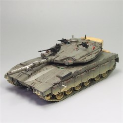 이스라엘 메르카바 탱크 밀리터리 피규어 다이캐스트 모형 1/72 스케일, 15x4x4.5cm