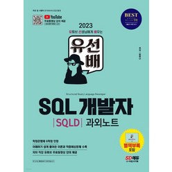 (시대) 2023 유선배 SQL개발자(SQLD) 과외노트, 분철안함