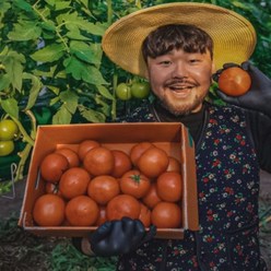 [당일수확배송]직접농사지은 토마토 5kg, 1박스, 5kg완숙토마토(대과)