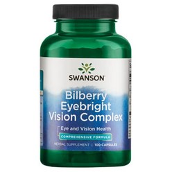 Swanson Bilberry Eyebright Vision Complex 스완손 빌베리 아이브라이트 비전 콤플렉스 100캡슐, 100정, 100정 1개개