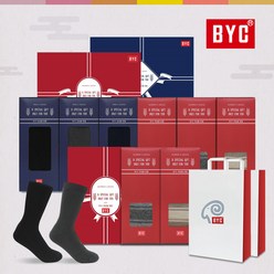 BYC 양말세트 2매 3매 선물포장 쇼핑백 포함