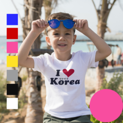 한국민예사 대한민국 아이 러브 코리아 어린이 유아 키즈 반팔 티셔츠