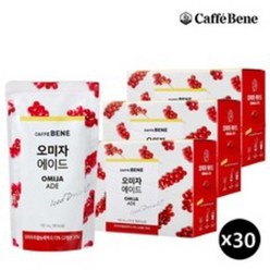 카페베네 오미자 에이드, 190ml, 10개